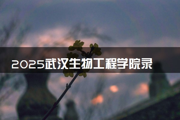 2025武汉生物工程学院录取分数线是多少 各省最低分数线汇总
