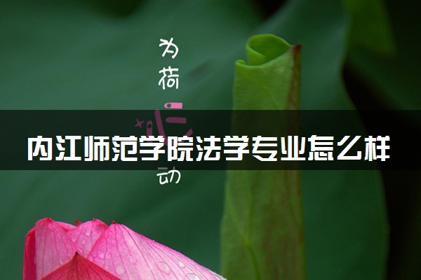 内江师范学院法学专业怎么样 录取分数线多少