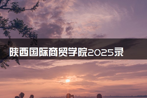 陕西国际商贸学院2025录取分数线整理 最低多少分可以考上