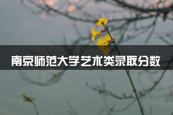 南京师范大学艺术类录取分数线是多少 各省分数整理
