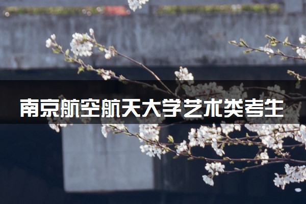 南京航空航天大学艺术类考生录取规则是怎样的 有哪些要求