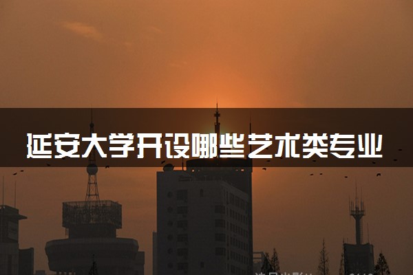 延安大学开设哪些艺术类专业 什么专业前景好