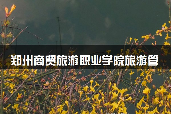 郑州商贸旅游职业学院旅游管理专业怎么样 录取分数线多少