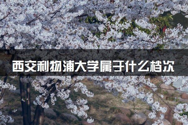 西交利物浦大学属于什么档次 相当于国内什么大学