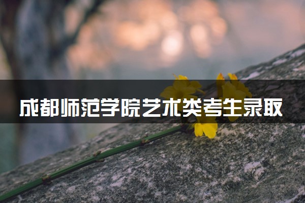 成都师范学院艺术类考生录取规则是怎样的 有哪些要求