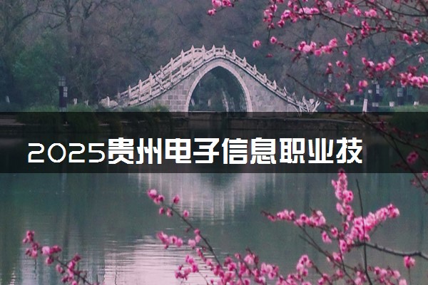 2025贵州电子信息职业技术学院录取分数线是多少 各省最低分数线汇总