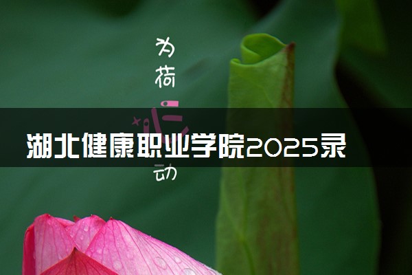 湖北健康职业学院2025录取分数线整理 最低多少分可以考上