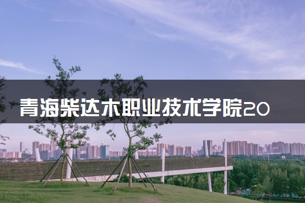 青海柴达木职业技术学院2025录取分数线整理 最低多少分可以考上