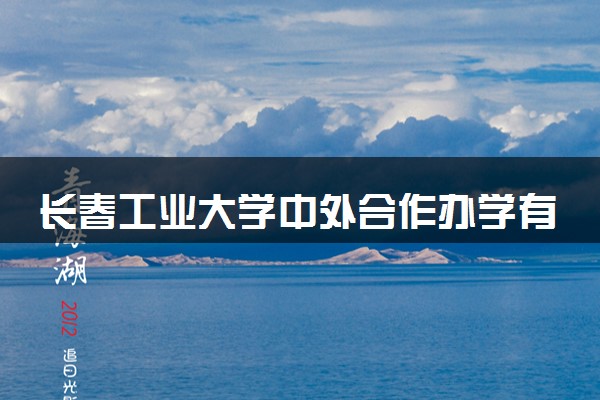 长春工业大学中外合作办学有哪些专业可选 读完能干啥