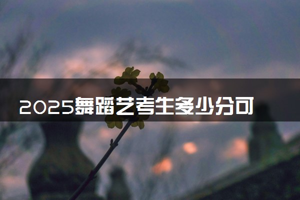 2025舞蹈艺考生多少分可以报荆州职业技术学院