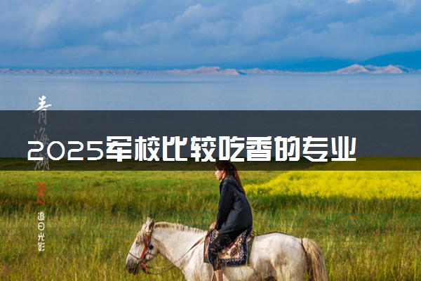 2025军校比较吃香的专业 哪些专业有前途