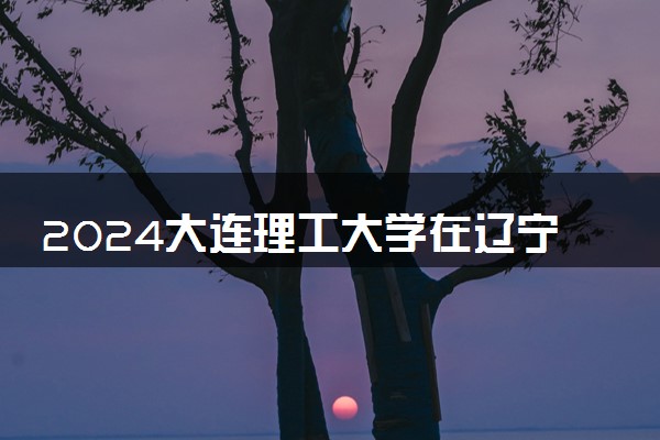 2024大连理工大学在辽宁录取分数线 各专业分数及位次