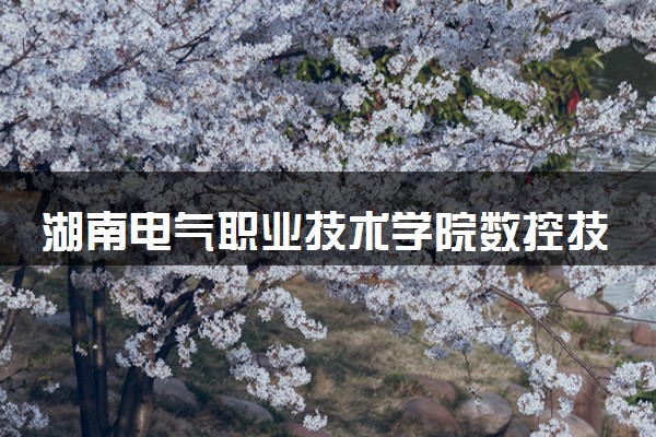 湖南电气职业技术学院数控技术专业怎么样 录取分数线多少