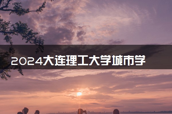 2024大连理工大学城市学院各省录取分数线是多少 最低分及位次