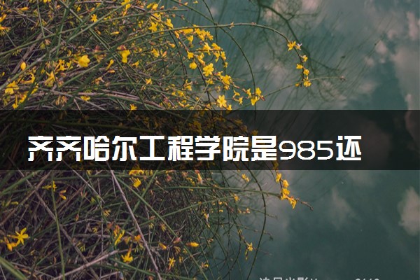 齐齐哈尔工程学院是985还是211 含金量怎么样