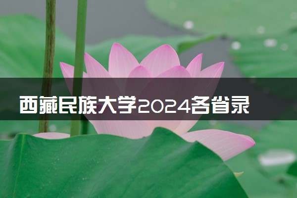 西藏民族大学2024各省录取分数线及最低位次是多少