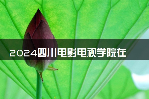 2024四川电影电视学院在辽宁录取分数线 各专业分数及位次