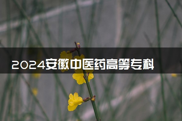 2024安徽中医药高等专科学校在内蒙古录取分数线 各专业分数及位次