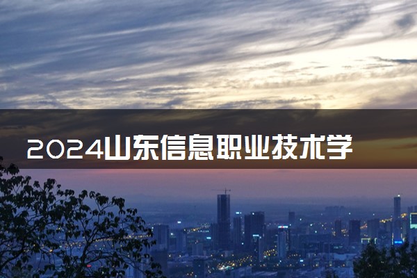 2024山东信息职业技术学院在河南录取分数线 各专业分数及位次