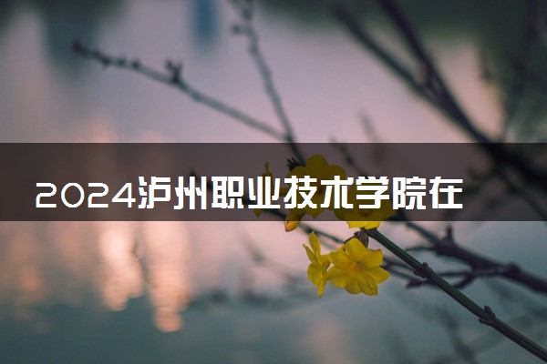 2024泸州职业技术学院在山东录取分数线 各专业分数及位次