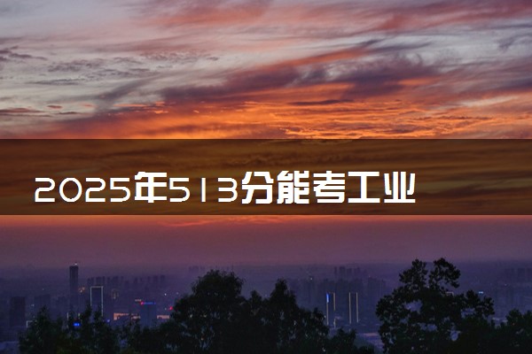 2025年513分能考工业工程专业吗 513分工业工程专业大学推荐