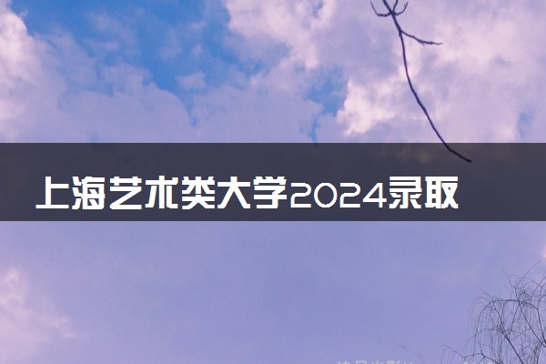 上海艺术类大学2024录取分数线是多少 什么学校好