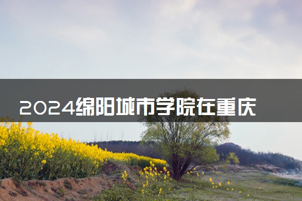 2024绵阳城市学院在重庆录取分数线 各专业分数及位次