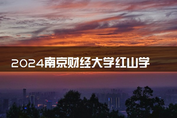 2024南京财经大学红山学院在辽宁录取分数线 各专业分数及位次