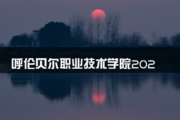 呼伦贝尔职业技术学院2024各省录取分数线及最低位次是多少
