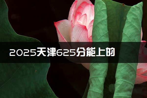 2025天津625分能上的大学有哪些 可以报考院校名单