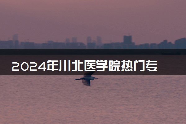 2024年川北医学院热门专业全国排名 有哪些专业比较好