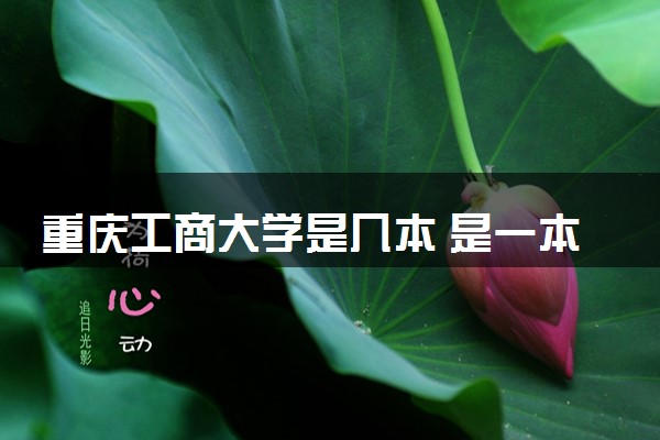 重庆工商大学是几本 是一本还是二本大学