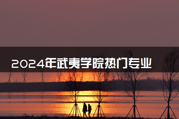 2024年武夷学院热门专业全国排名 有哪些专业比较好