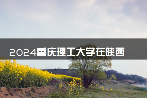 2024重庆理工大学在陕西录取分数线 各专业分数及位次