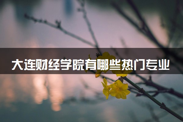 大连财经学院有哪些热门专业 推荐的王牌专业