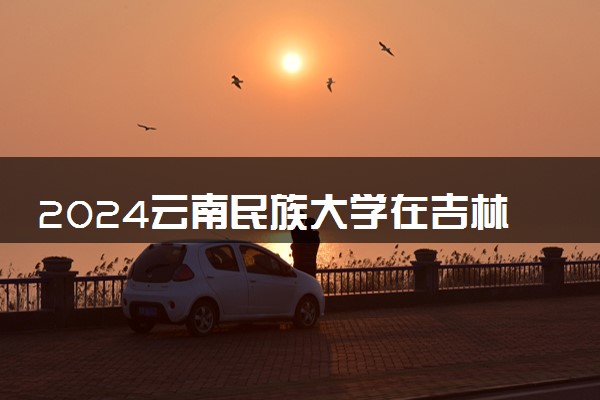 2024云南民族大学在吉林录取分数线 各专业分数及位次