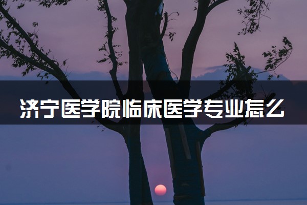 济宁医学院临床医学专业怎么样 录取分数线多少