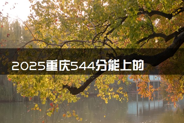 2025重庆544分能上的大学有哪些 可以报考院校名单