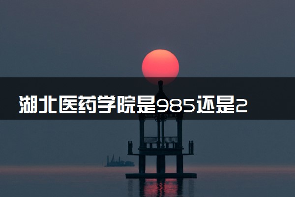 湖北医药学院是985还是211 含金量怎么样