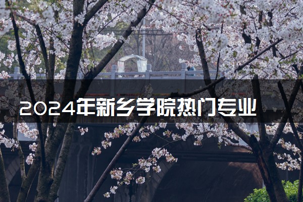 2024年新乡学院热门专业全国排名 有哪些专业比较好