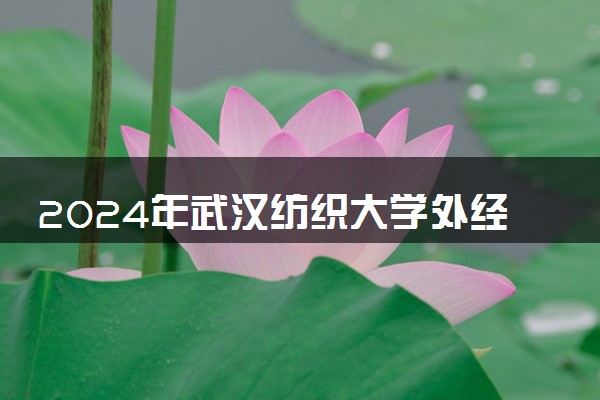 2024年武汉纺织大学外经贸学院热门专业全国排名 有哪些专业比较好
