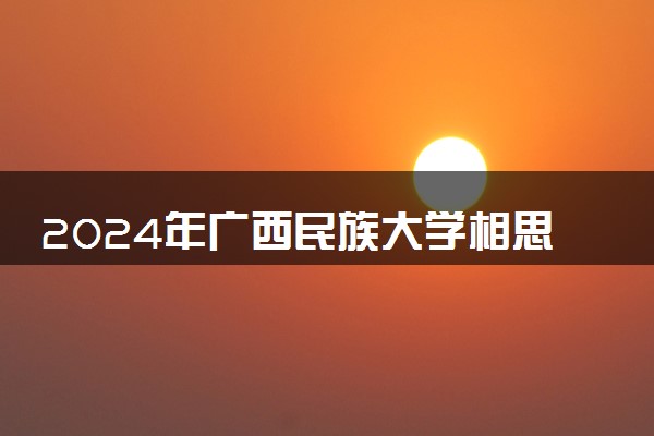 2024年广西民族大学相思湖学院热门专业全国排名 有哪些专业比较好