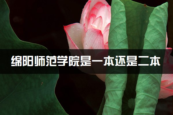 绵阳师范学院是一本还是二本 算好大学吗