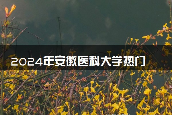 2024年安徽医科大学热门专业全国排名 有哪些专业比较好