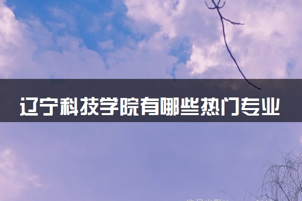 辽宁科技学院有哪些热门专业 推荐的王牌专业