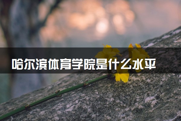 哈尔滨体育学院是什么水平 好不好考