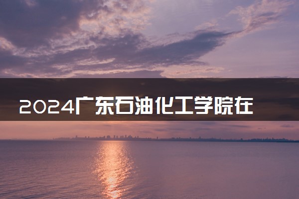 2024广东石油化工学院在山东录取分数线 各专业分数及位次
