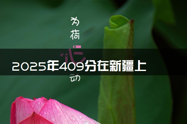 2025年409分在新疆上什么大学好 近三年录取分数线是多少