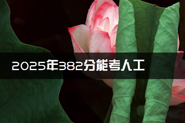 2025年382分能考人工智能技术应用专业吗 382分人工智能技术应用专业大学推荐