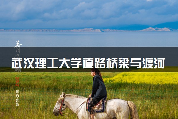 武汉理工大学道路桥梁与渡河工程专业怎么样 录取分数线多少